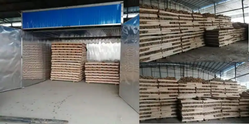 Controlled drying of wood types used in tool handles to prevent warping and cracking during shipping