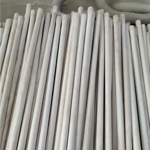 Polished natural tool handle wood for cleaning tool manufacturing