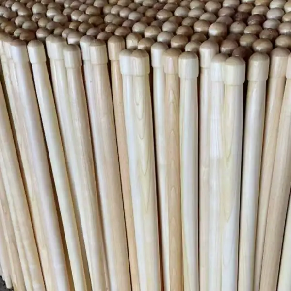 wood tool handles from an experienced wood tool handle manufacturer, suitable for brooms, mops and garden tools