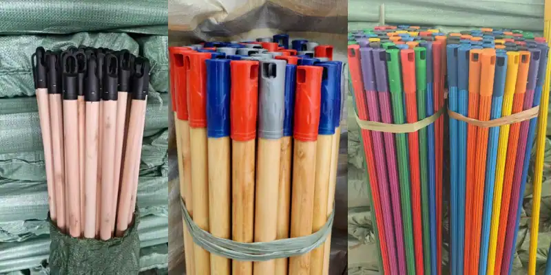 Broom Handle Caps Manufacturers with Various End Types 3 One-stop supply wooden broom stick with matched broom handle cap, supplied by broom handle cap manufacturers