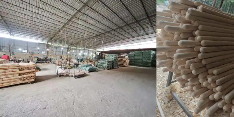 What is the best wood for shovel handles? 3 Large factory workshop of durable wood shovel handle suppliers, bulk raw wooden shovel handles in stock for global buyers
