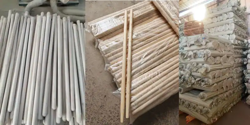 What is the best wood for shovel handles? 2 Packaged bulk stock of best wood for shovel handles, ready‑to‑ship wooden handles for global wholesale dealers