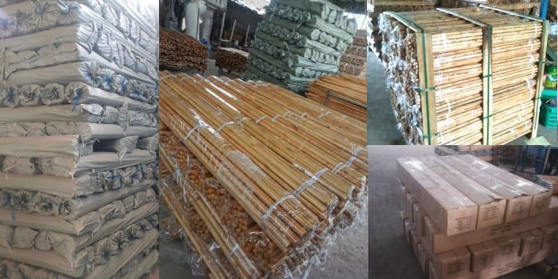 Key Points for Working With OEM Broom Handle Factories 4 Multiple export custom packaging options from OEM broom handle factories for wholesale orders