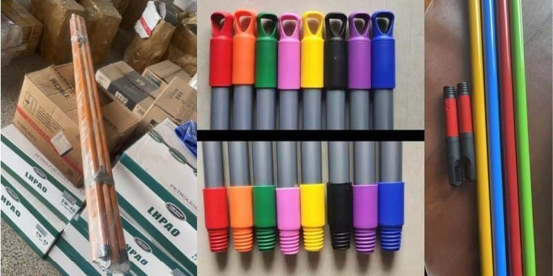 Key Points for Working With OEM Broom Handle Factories 5 Sample sealing and preparing shipment samples for overseas buyers at OEM broom handle factories