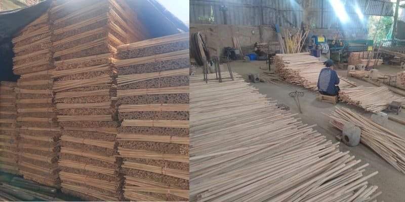 Wooden Broom Handle Lead‑Time Risks | Avoid Stock Shortages 2 Eucalyptus raw material stock for wooden broom handle, raw material fluctuation risk for bulk orders