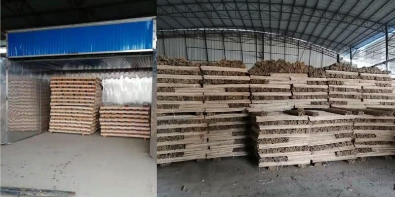 Wooden Broom Handle Lead‑Time Risks | Avoid Stock Shortages 3 Kiln drying chamber for wooden broom handle, control wood moisture to prevent mould and delivery delays