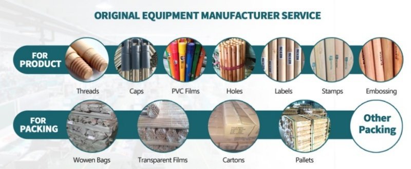 Wooden Broom Handle Lead‑Time Risks | Avoid Stock Shortages 6 OEM service for wooden broom handle to optimize wooden broom handle lead‑time, custom threads, caps, pvc films and packing solutions for bulk orders